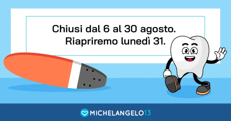 chiusure agosto michelangelo 13 dentista vomero